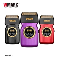 WMARK Rasoir électrique homme Rasoir électrique hommes Rasoir homme électrique Rasoir Professionnel Tondeuse à barbe Électrique Machine à raser Sans fil Rasoir à grille LED Métal Rasoir pour hommes NG-XS1 UV NG-8906 4