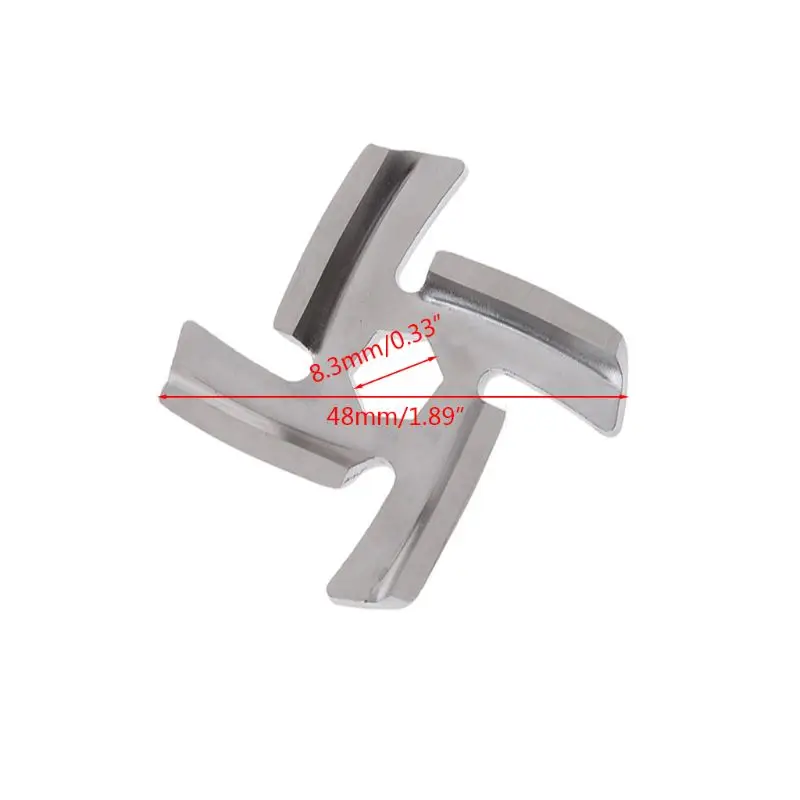 

3 Pieces Meat Grinder Blade Stainless Steel Knife Cutter Replacement for Electric or Manual Meat Grinders New Dropship