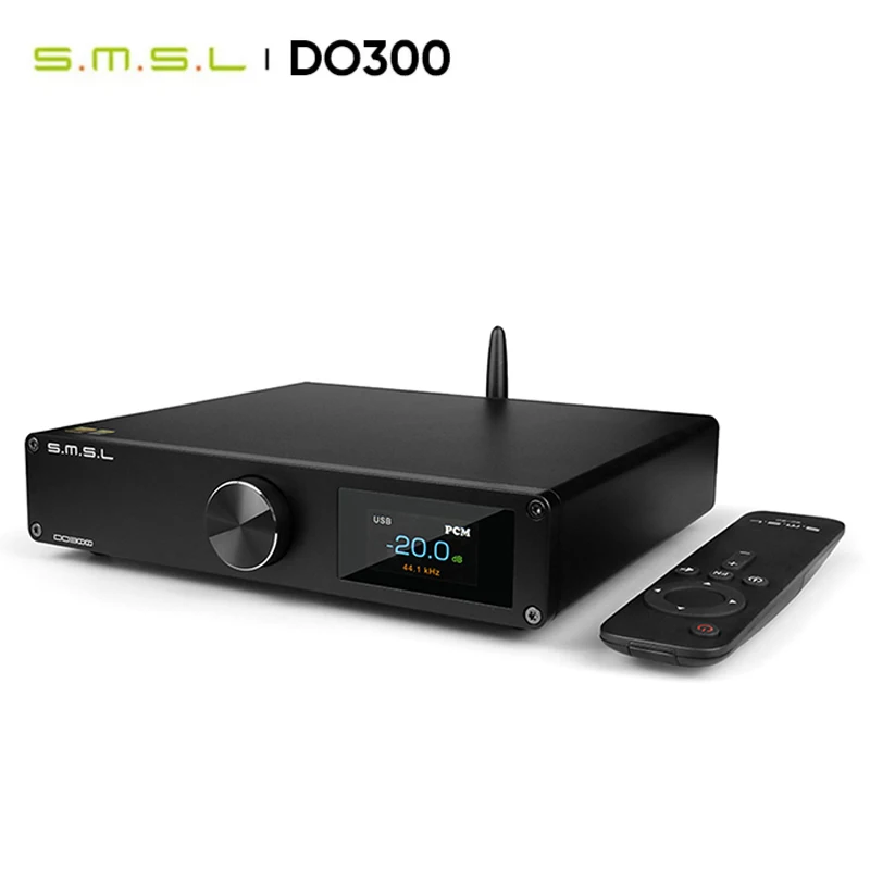 Smsl Do300 Decoder Audio Muslimex Mqa Cd Xmos Xu316 Dsd512 32Bit 768Khz Bluetooth Ldac Xlr I2S Decoder Con Telecomando