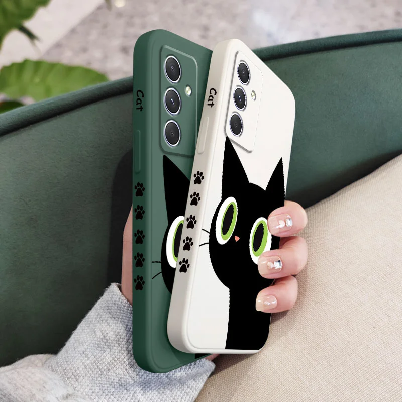Mystic Black Cat Protective Phone Case - Sleek & Durable Cover