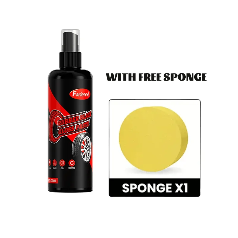 Car Tire Polish Wax – Plastic Part Enhancer, Durable Maintenance Coating, Restores Tire Luster, Car Interior Refurbishment BEST SELLERS