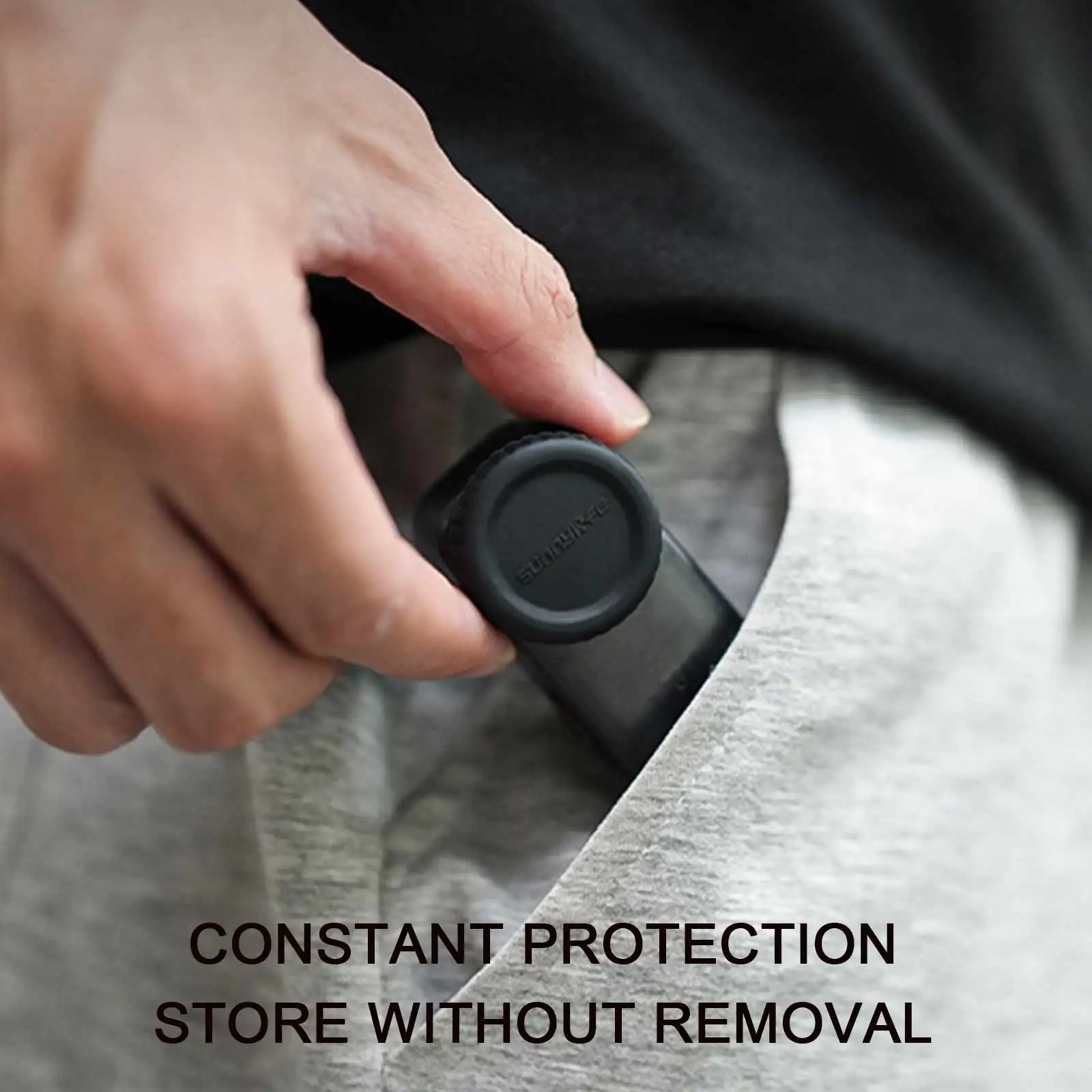 For Sunnylife Osmo Nano Shockproof Lens Cap Anti-Scratch Lightweight Silicone Len Guard Wear Resist for Outdoor Travel Camping