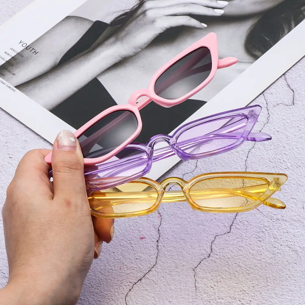 Женские солнцезащитные очки кошачий глаз | AliExpress