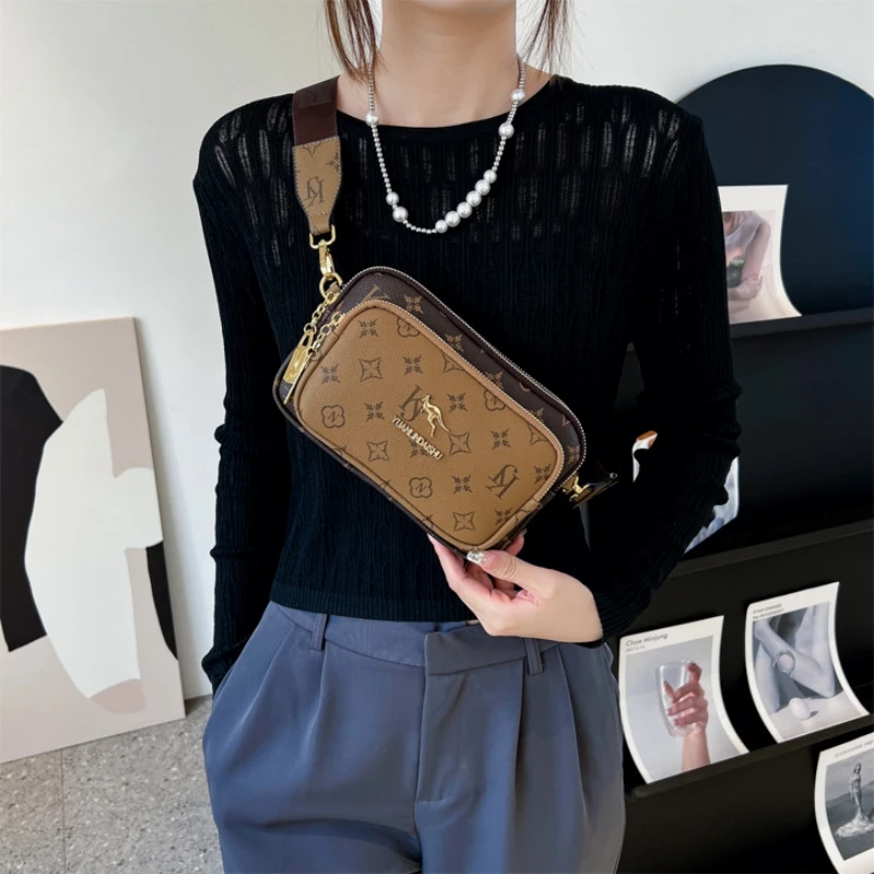 Women's Bag 2023 Hot Sale New Luxury Fashion Retro Printing Small