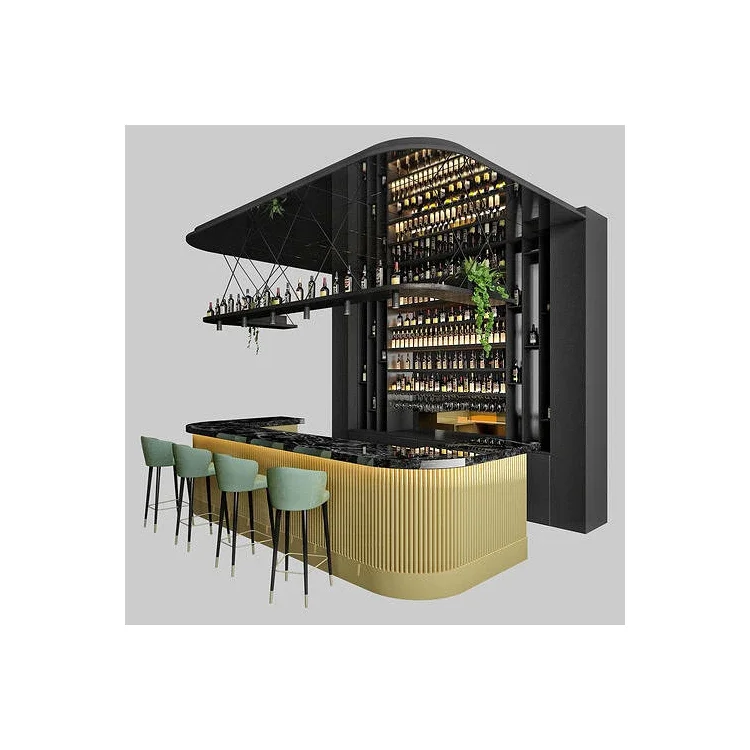 Customizable Commercial Stainless Steel Wine Shelf Rack Wall Mount For Bar
