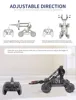 EBOYU JK01 DIY RC Tank Mecha Clamp Maniplilator Car 1/8 4WD 2.4G 14CH Alloy Programming Remote Control Off-road Climbing RC Car 3