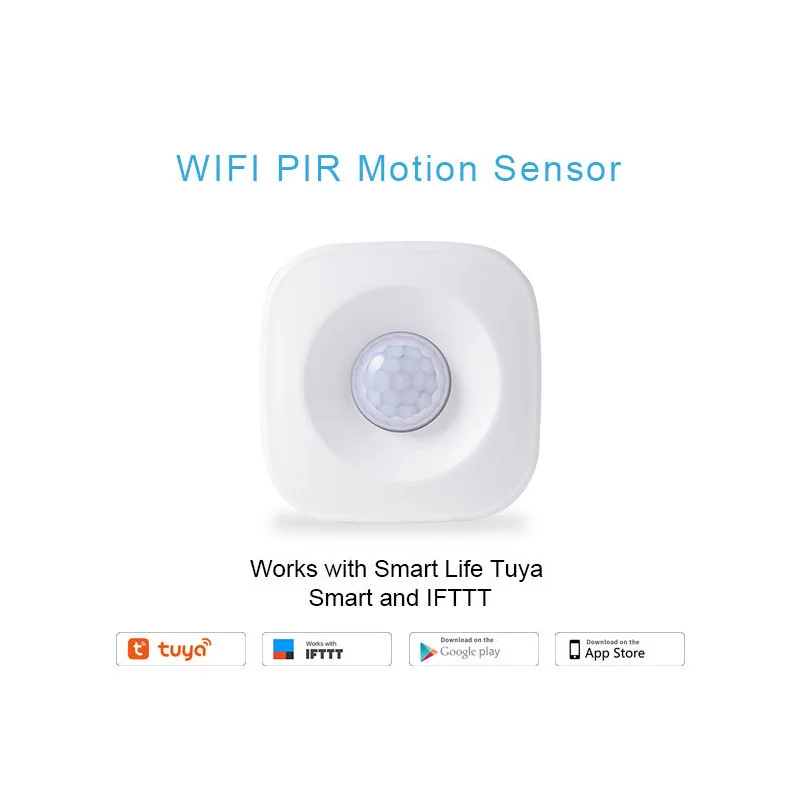 

2PCS Wireless PIR Motion Detector Graffiti Smart WiFi/ZigBee Human Body Infrared Sensor Home Real-time Monitor Remote Control