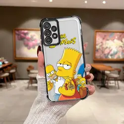 Vibrant Red Bart Simpson Phone Cover Case - Galaxy A21s (Mix01)