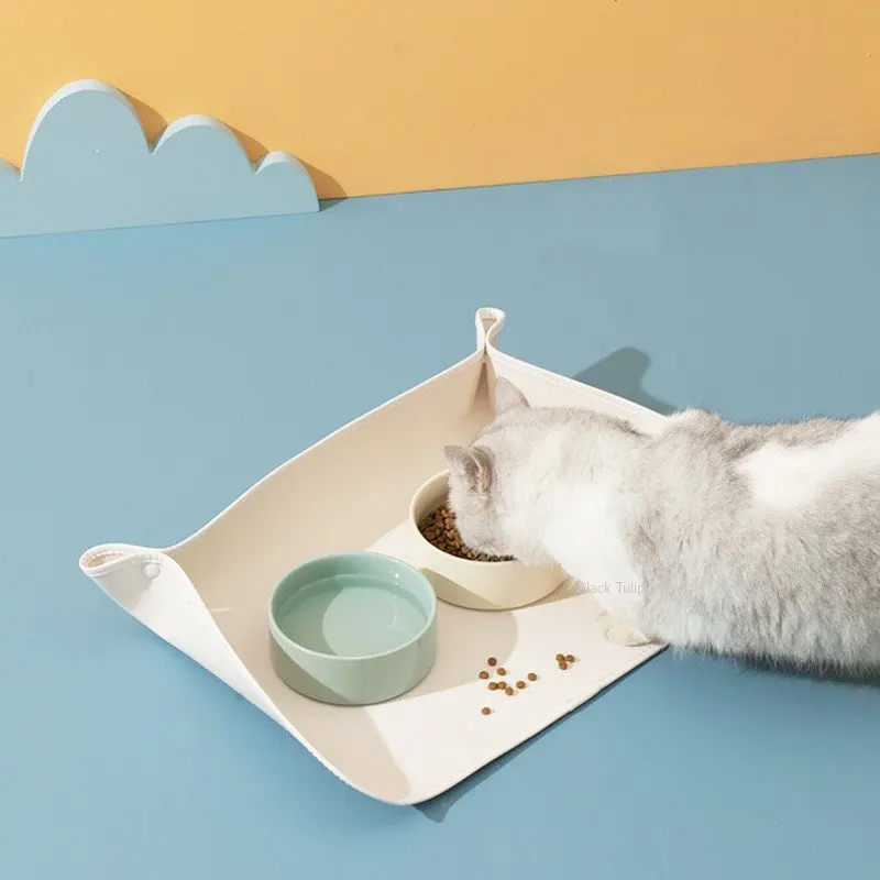 PetSpillproofPlacematsWaterproofandOilproofEasyToCleanPU