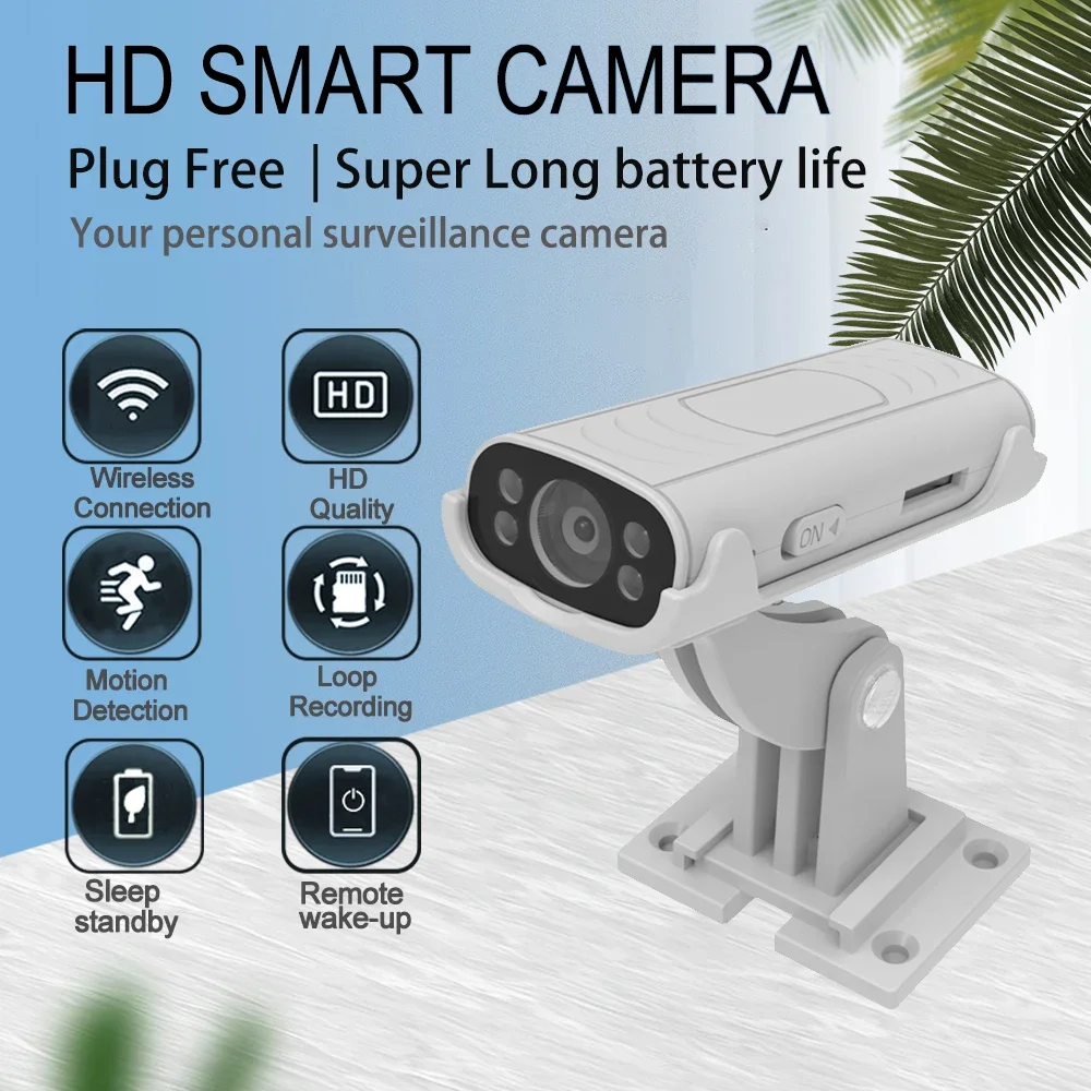 

Mini Home Security Camera Wireless WiFi Remote View Nanny Cam Super small ip camera Super-long battery life security protection