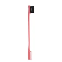 Brosse à cheveux antistatique 2 en 1, brosse de contrôle de bord double face, outil de coiffure avec peigne, spécial pour perruques de vrais cheveux 5