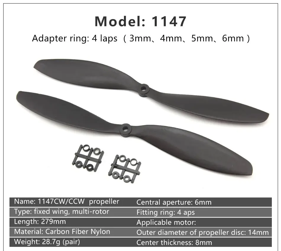 Hélices de Drone 5.1-9.1€ - Moteurs & Accessoires