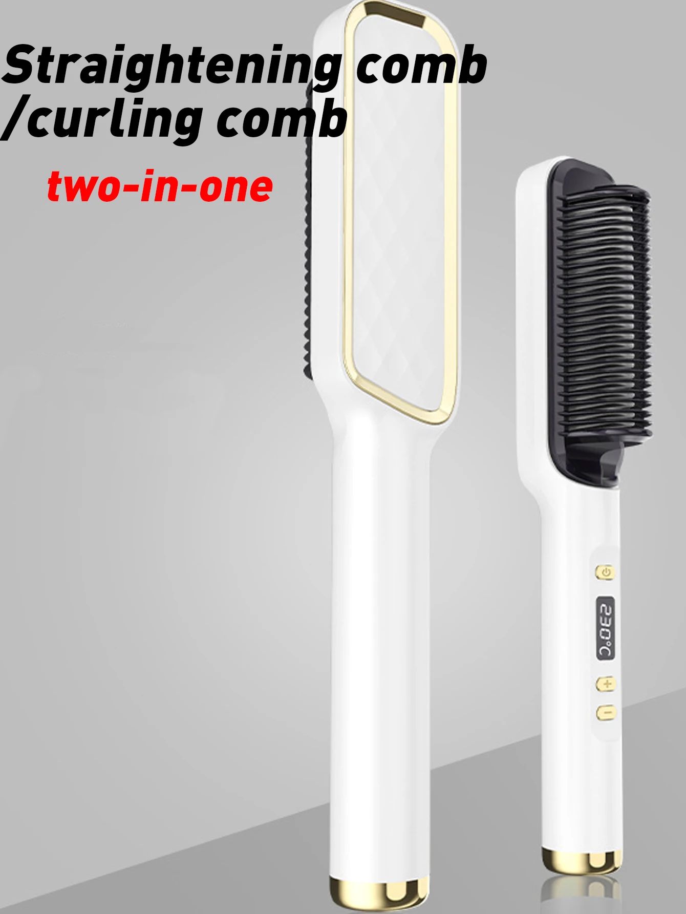 1 Pc Mini hair straightener, customized hot comb, hair styling tools, hair brush, straightening comb 4