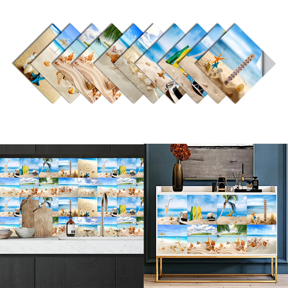 29 Styles Marble Texture Tiles Sticker Kitchen Wardrobe Bathroom Home Decor Peel & Stick Crystal Hard Film Thicken Wall Decals