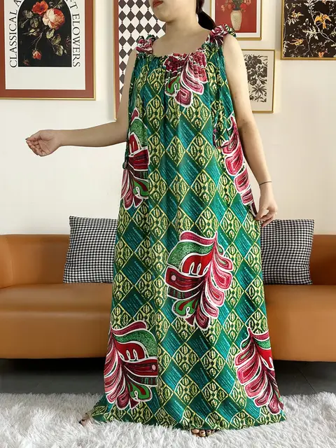 110472-a0d77a.jpg Robe d'été en fibre de coton avec écharpes pour femmes, sous-robe, Abaya Dashiki, Maxi Lady Robe, Kaftan, Robe éducative, 2024