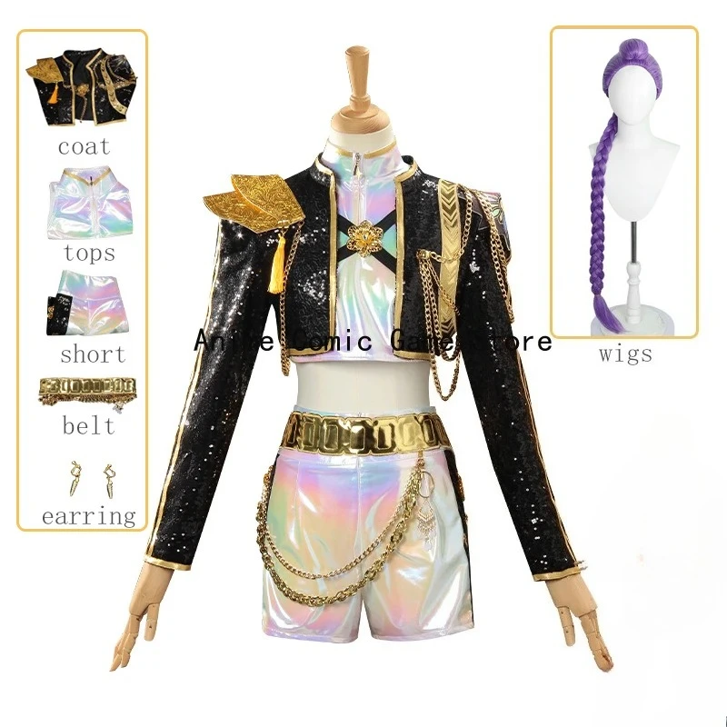 Disfraz De Cazadora Anime Para Niñas – Cosplay De Cantante Pop Para Halloween Y Carnaval