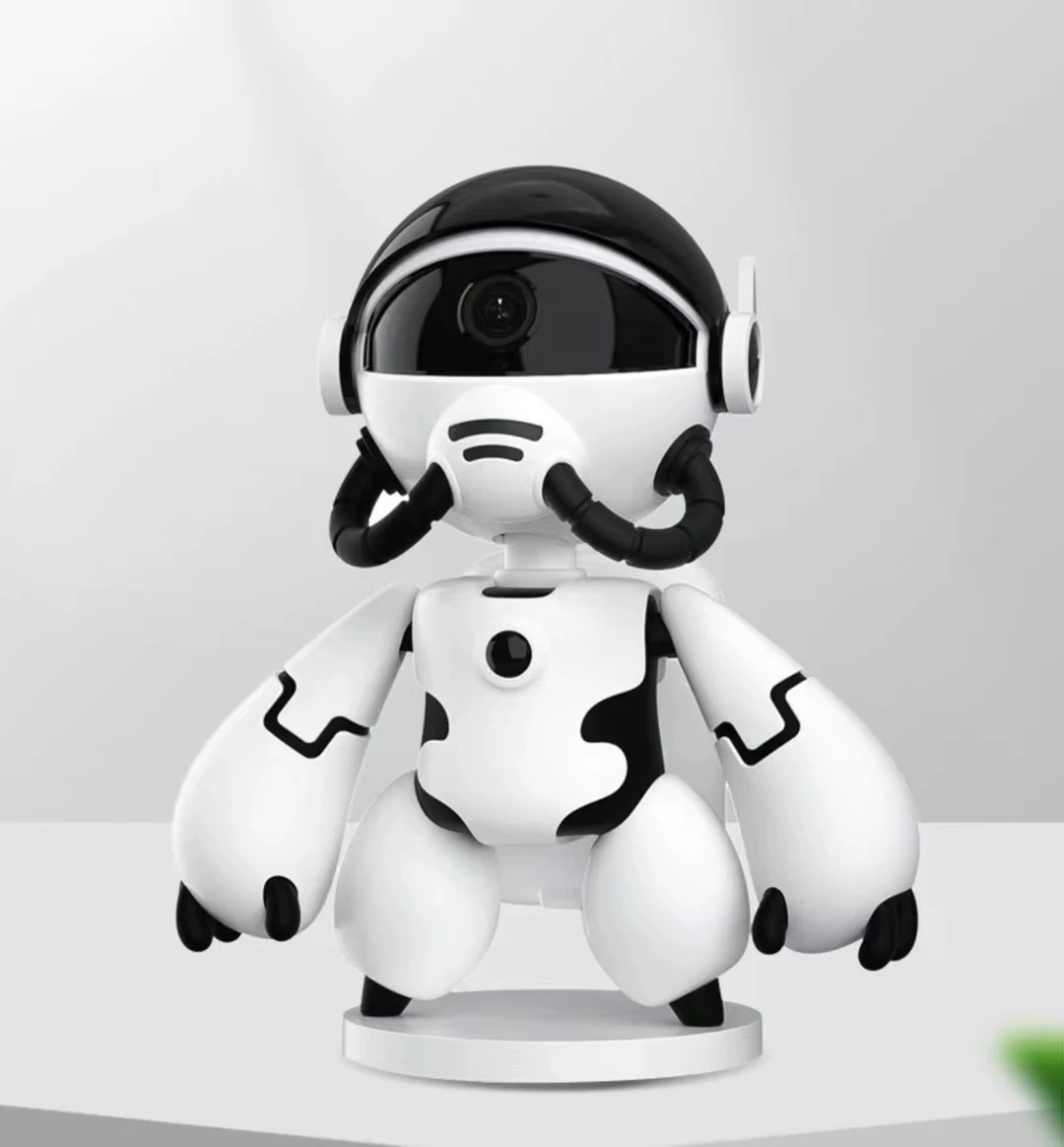 2Mp 1080P Robot Ip Camera Wireless Ptz Long Time Standby Auto Tracking Intercom Baby Monitor Robot Man Security Monitor