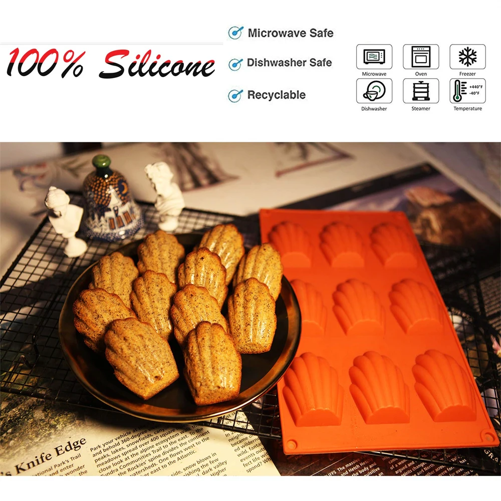 Moule silicone 12 madeleines