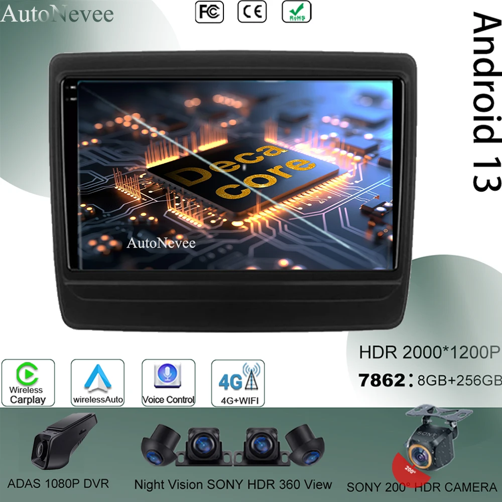 Android 13 Stereo 5G Qled Per Isuzu D Max Navigazione No 2Din Dvd Car Bluetooth Gps Autoradio Stereo Radio Qled Touchscreen Wifi