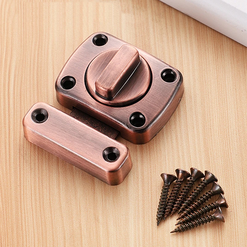 KK&FING Zinc Alloy Left And Right Latch Door Buckle Push-pull Door Thickened Bolt lock Buckle Latch door latch