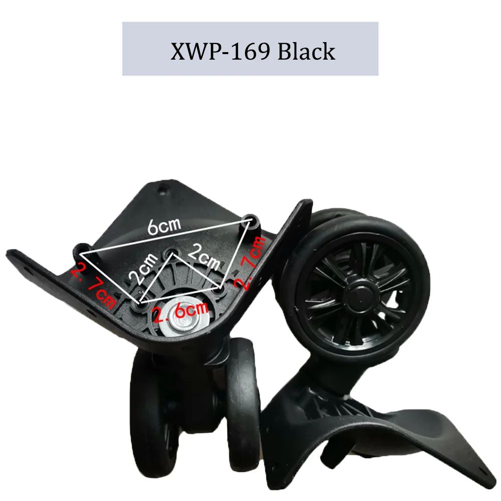 For XIN WU PLAN XWP-168 Luggage Wheel Trolley Case Wheel Pulley Sliding Casters Universal Wheel Repair Slient Wear-resistant
