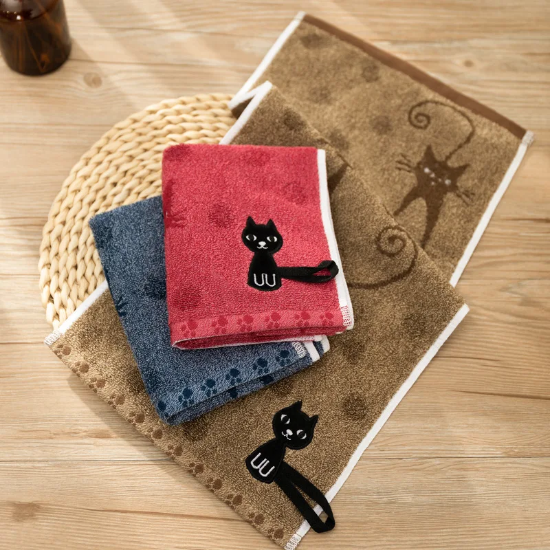 Toalla De Baño Kassafina LRG: Gatitos Adorables Con Girasoles, 100% Algodón