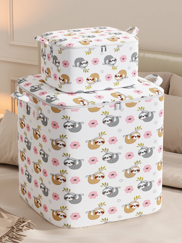 Large Capacity Clothes Storage Bag,Foldable Dustproof Bag,Household Simple Clothes & Quilt Storage Bag Bedroom closet organizer 6