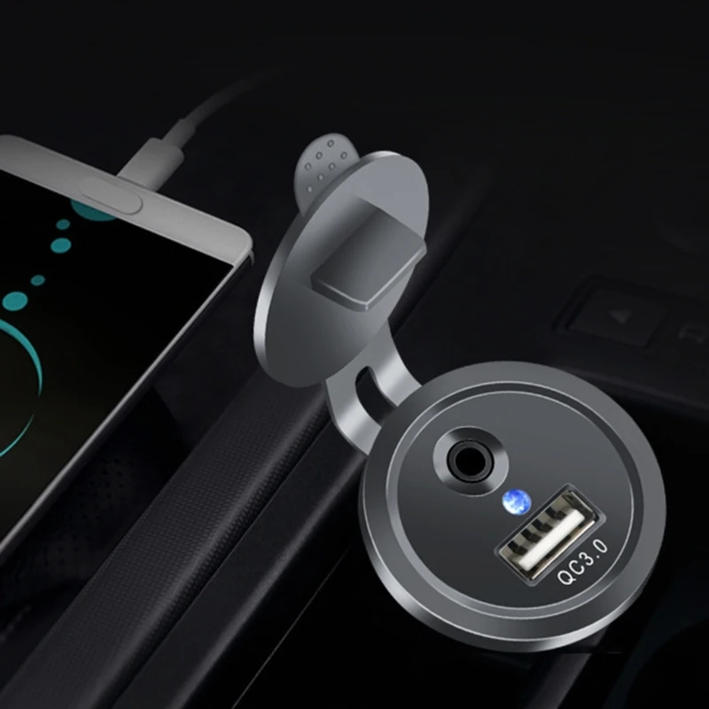 

Комплект удлинительного кабеля AUX для приборной панели автомобиля, кабель USB3.0 и 3,5 мм для монтажа на автомобильной панели