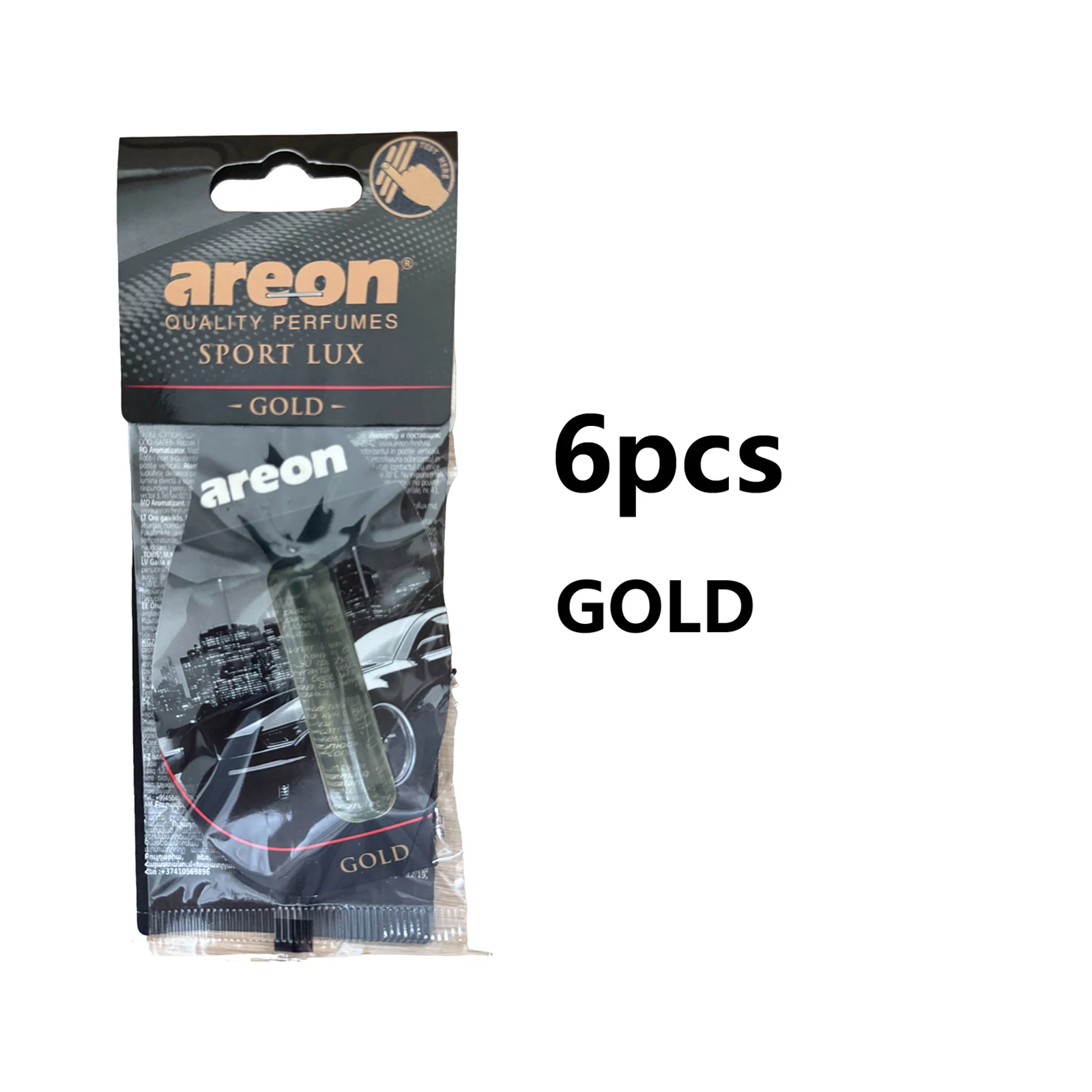 6pcs GOLD