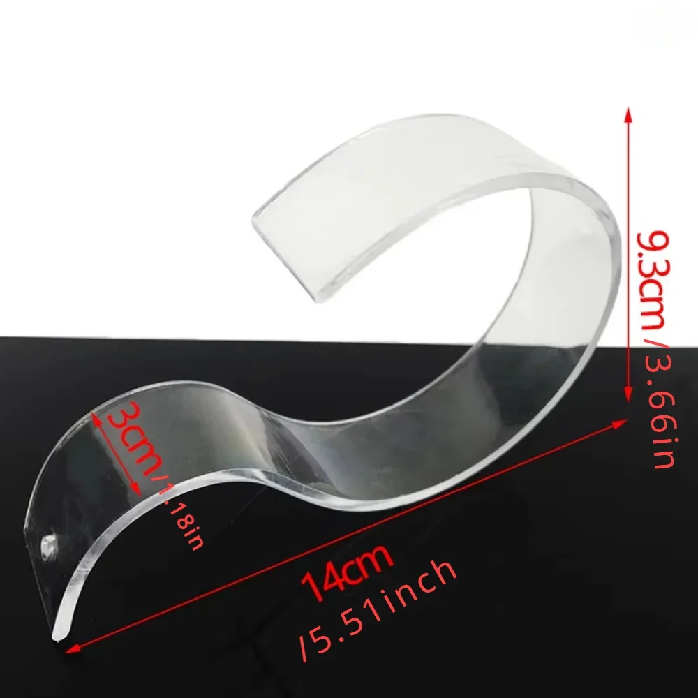 Belt Display Stands Belt Holder, Clear Belt Rack Closet Organizer Girdle Display Case for Home Use Store Display