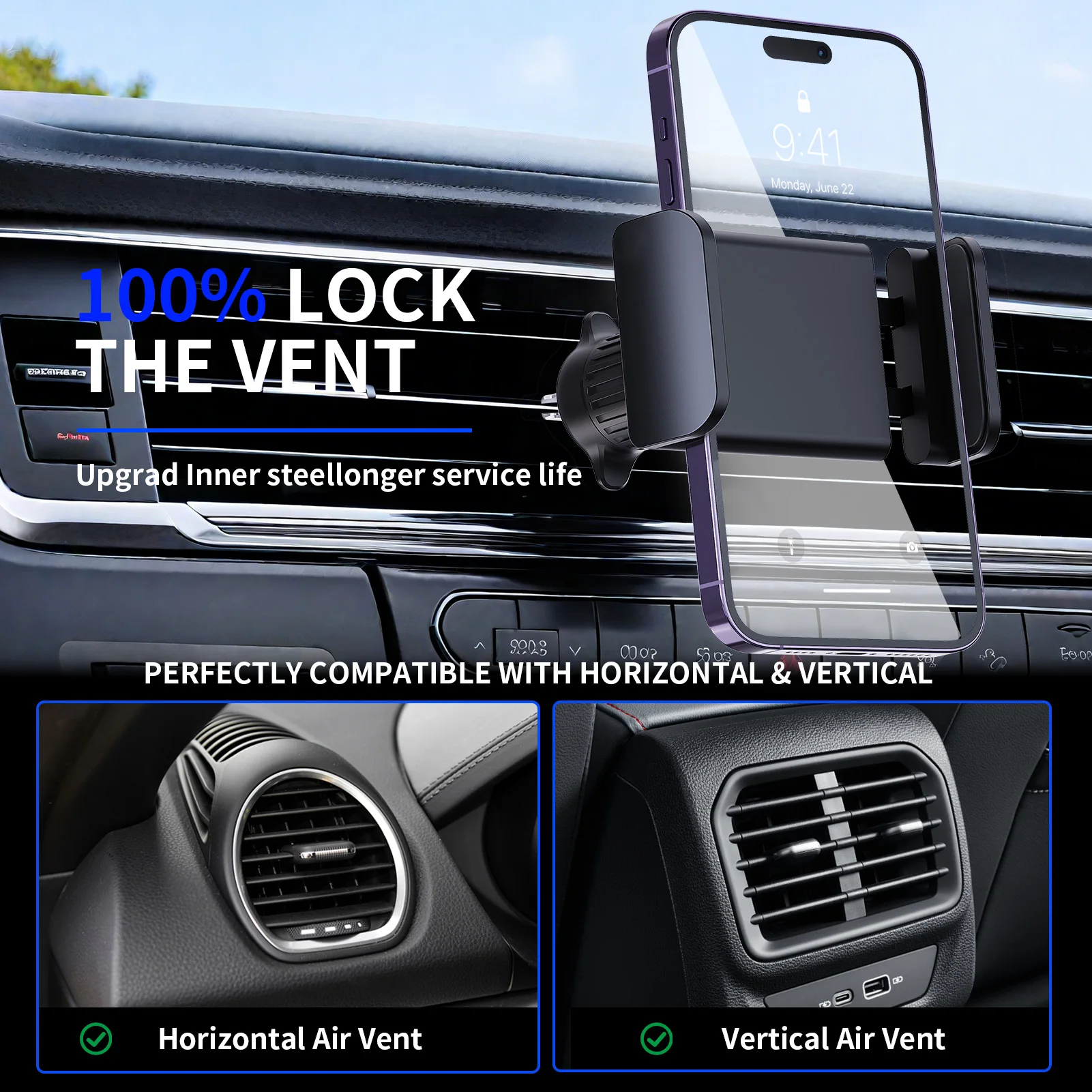 Universal 360° Adjustable Air Vent Phone Holder