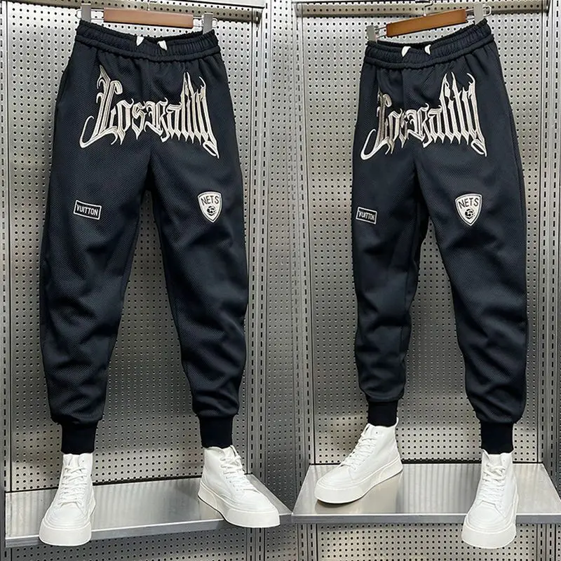 Hip-hop Harem Pant Men Embroidered Harajuku Baggy Joggers Sweatpant Luxury  Brand Cotton Trousers Popular Designer Streetwear - AliExpress