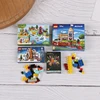 Dollhouse Miniature Building Blocks with mini box  Simulation Model Toy  for barbies ob11 doll house decoration accessories 2