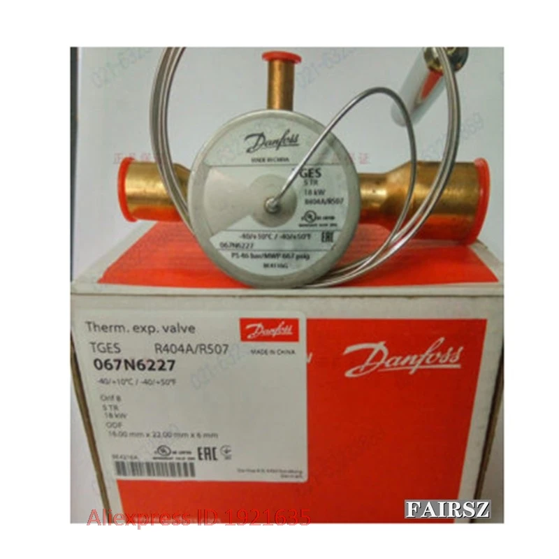 Original DAN.FOSS TGES 067N6227 Expansion Valve FAIRSZ STORE