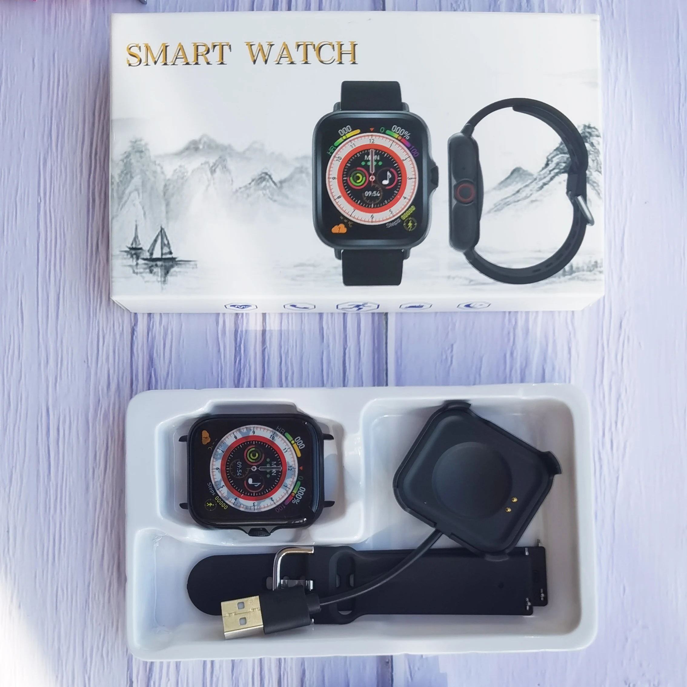 Waterproof Smart Watch, 1.99'' Full Touch Screen Display With Message, Answer Make Call Smartwatch Heart Rate Sleep Monitoring, 3