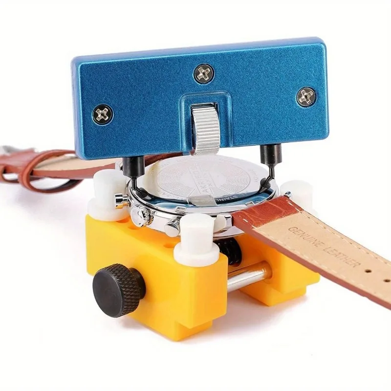 1 set di strumenti per la sostituzione della batteria dell'orologio, dispositivo di rimozione della cassa posteriore dell'orologio e strumento di riparazione per l'apertura dell'orologio