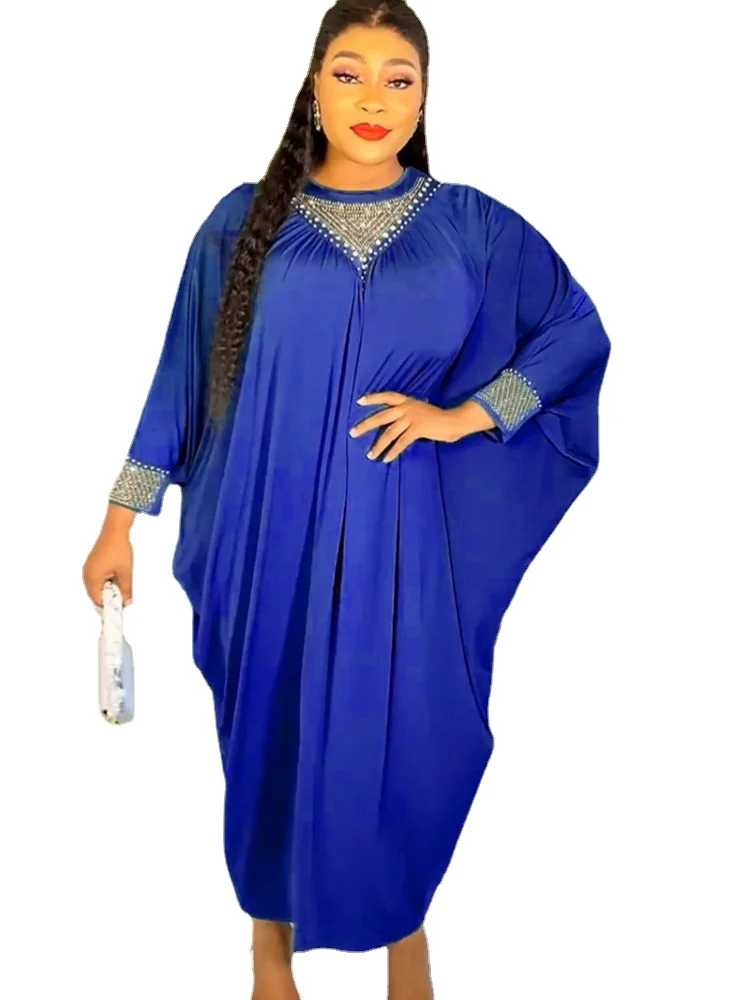 

Elegant African Dresses for Women Muslim Fashion Boubou Abayas Robe Dashiki Ankara Outfits Evening Gown Kaftan Maxi Long Dress