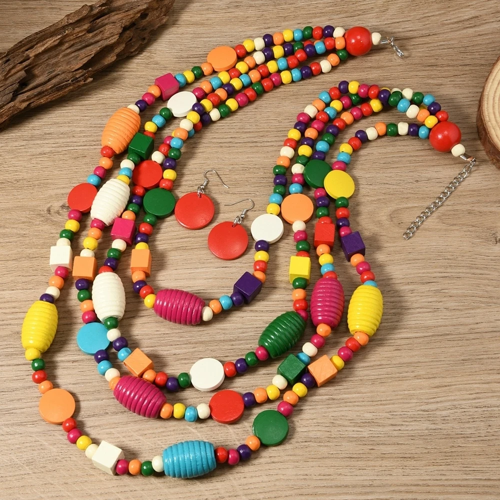 Bohemian African Jewelry Set Image 3