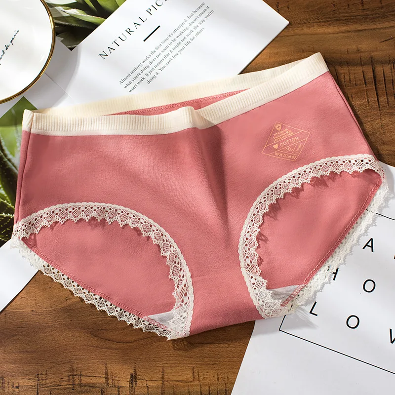 5 Pieces/Lot Cotton Young Girls Underwear Solid Panties For Girls Teens  Breathable Comfortable Kids Briefs Girl Undies