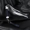 78CM Premium PU Leather Horse Whip,Reinforcement Handle Suede Flogger Whip Cowhide Horse Riding Whip Horse Training Crop 6