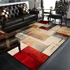 Abstract Geometry Carpet Retro American Carpets Living Room Large Home Decor Soft Rug Anti-slip Washable Mat ковер tapete tapis 1