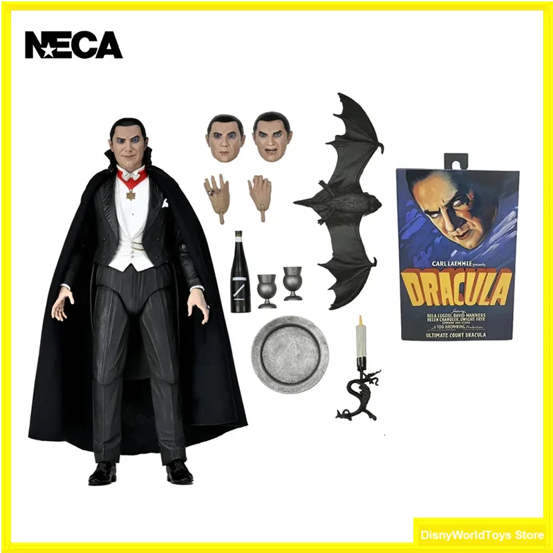 100% Originale Neca Universal Monster Dracula Count Dracula Ultimate 7 Pollici In Stock Anime Collection Figure Model Toys