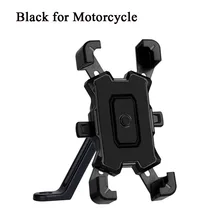  New Bicycle Phone Holder Bicycle Motorcycle Electric Vehicle Navigation Mobile Phone Holder Shockproof Handlebar Holder 
