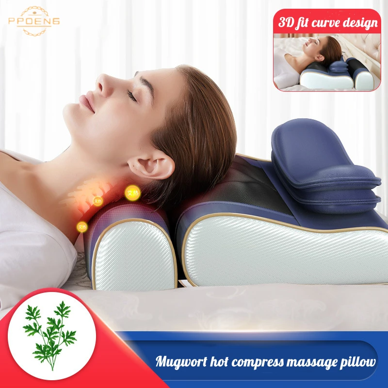 Electric Neck Back Massager Heat Shoulder Leg Kneading Massage Relax Pillow  Neck Strecher Health Care Massage Machine PainRelief - AliExpress