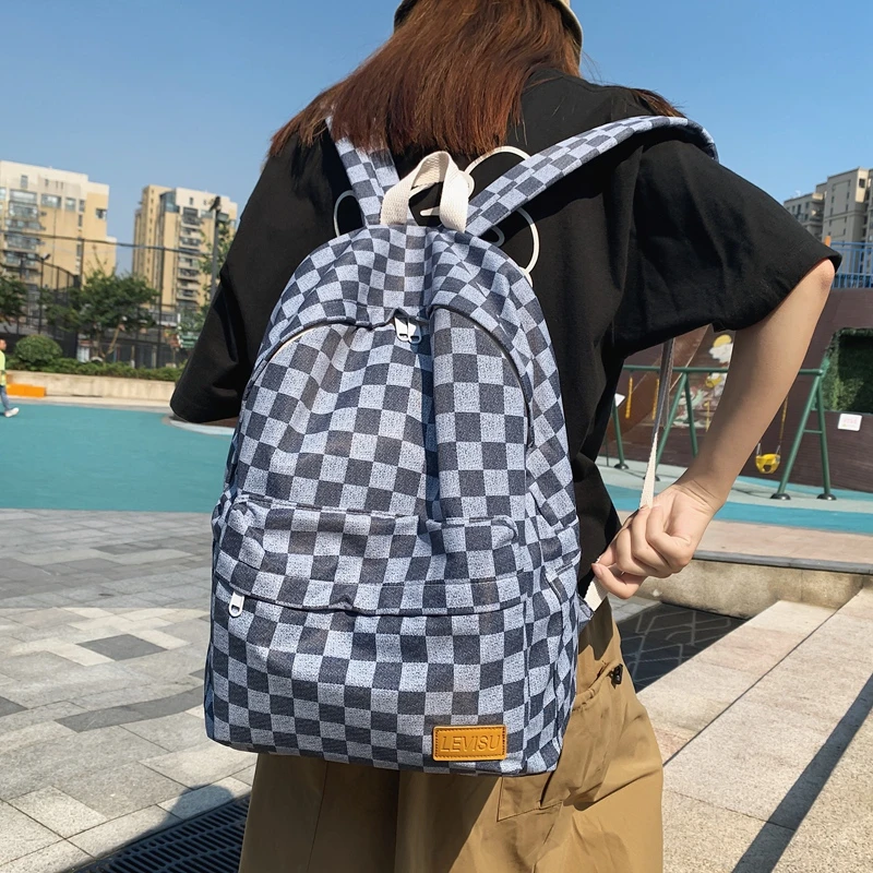 Lefe Liee Mochila De Lona Estética Clásico Para Mujeres Y Hombres, Mochila Pequeña Verde Hippie
