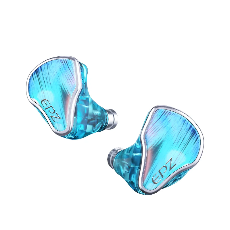 EPZ P40 Ceramic Hybrid IEM Earphones 2DD+Planar+PZT Detachable Cable HiFi