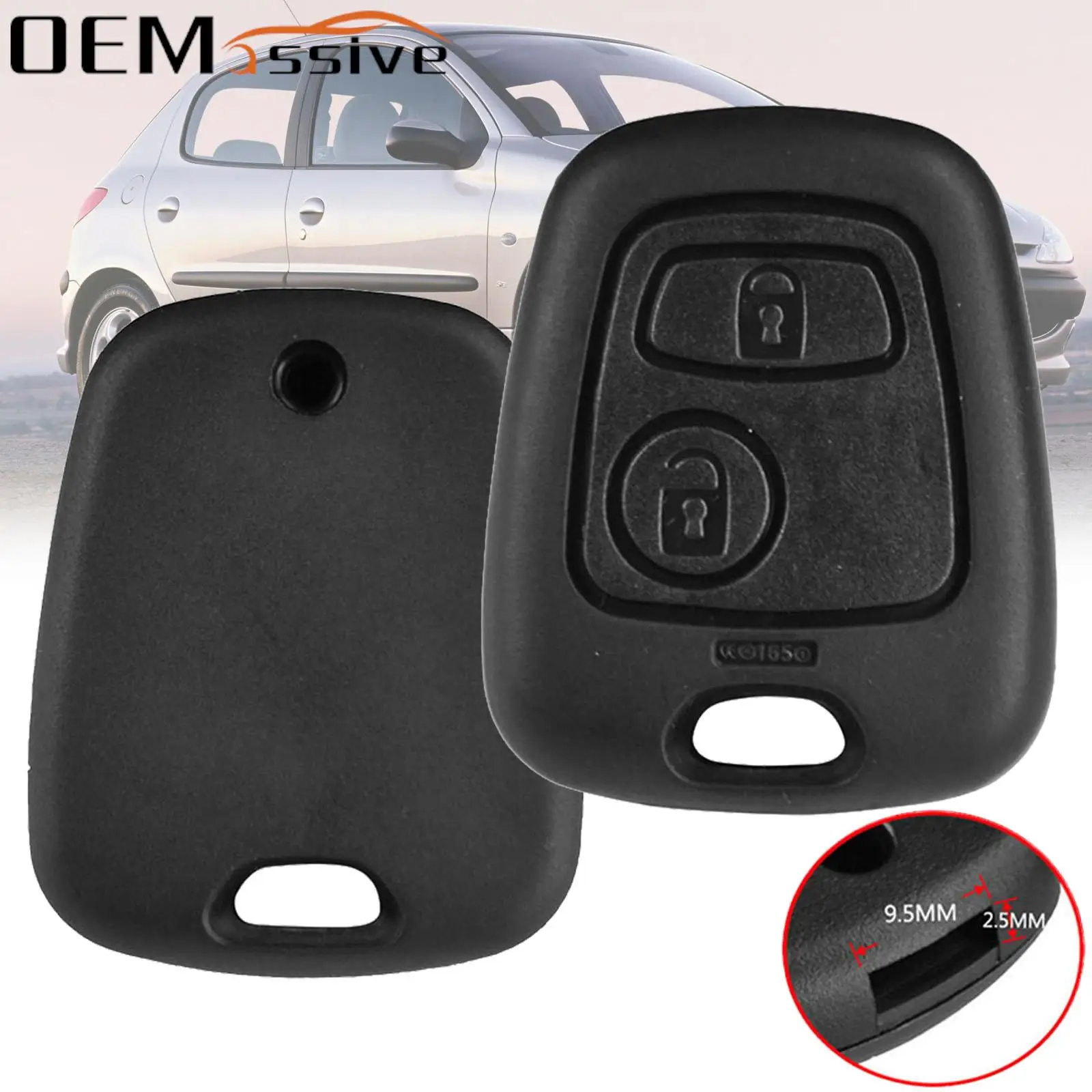 

For PEUGEOT 307 407 FOR Citroen C2 C3 C4 XSARA Picasso Car Key Replacement Remote Key Fob Case Cover Shell fit VAC102/NE73 Blade