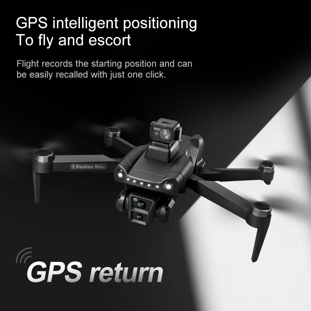 Lenovo V198MAX GPS Дрон 8K Профессиональная камера Воздушная камера FPV Кисть Лазерное препятствие с большим экраном Дистанционное управление Складной дрон thumbnail 5