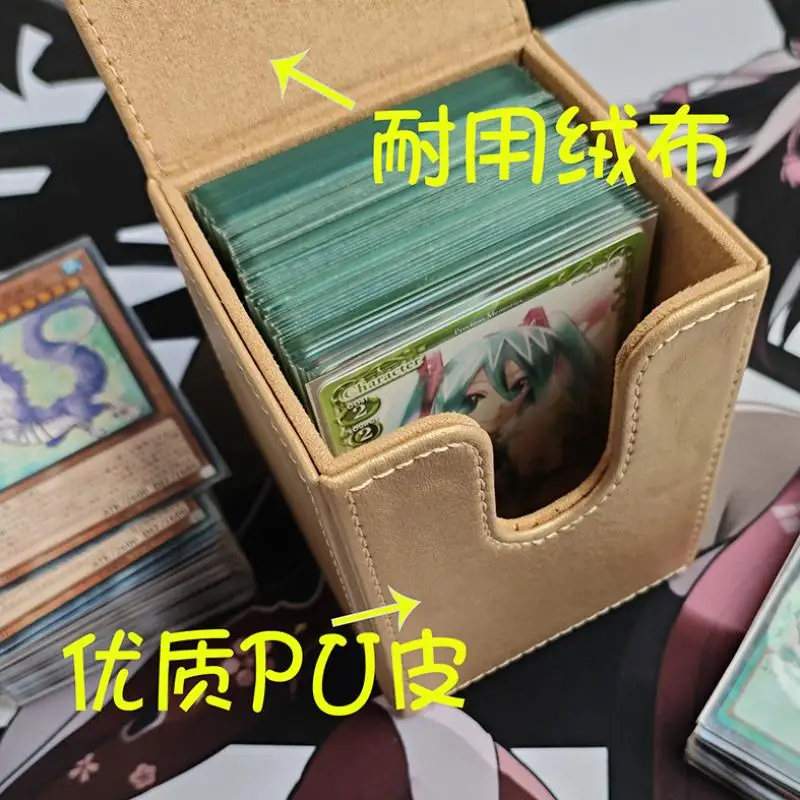 Iono Vulpix Zorua Slowpoke PTCG DIY Large Capacity Leather Card
