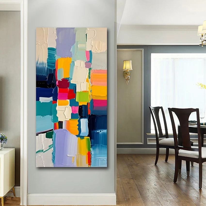 Oil Paintings, Colorful Abstract Acrylic Design Art Wall, Restaurant Decoration Picture, Frameless Canvas Artwork, New Arrival Oil Paintings, Colorful Abstract Acrylic Design Art Wall, Restaurant Decoration Picture, Frameless Canvas Artwork, New Arrival